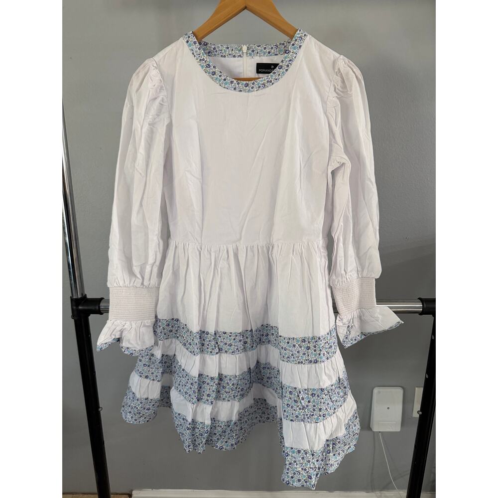 Tuckernuck Pomander Place Floral Tiered Fran Mini Dress SIZE S